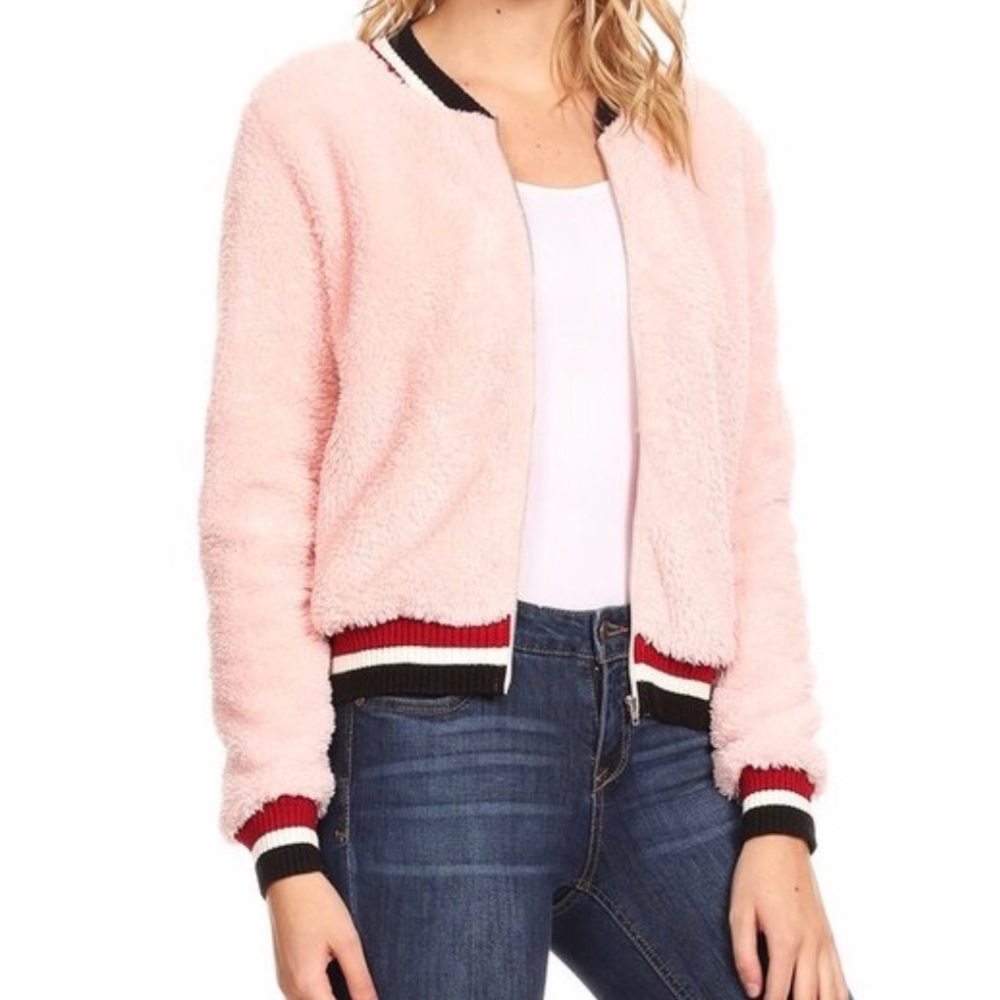 Brand new Faux Fur Bomb Jacket